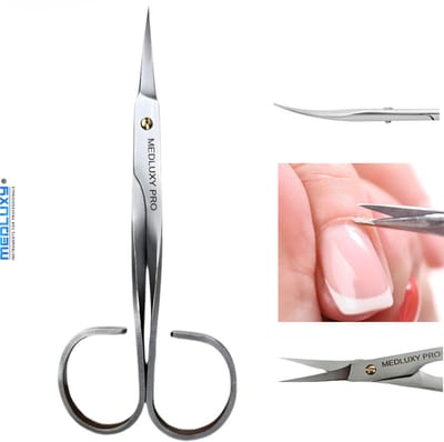Medluxy - Nagelriemschaar - Gebogen - (huid- en vellenschaartje, nagelriemknipper)