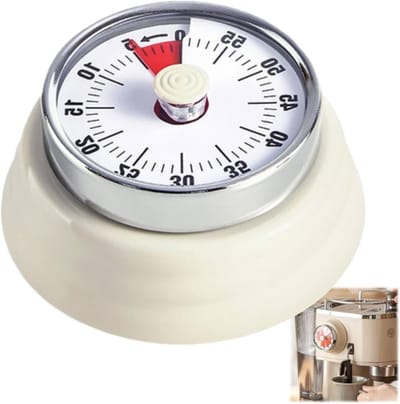 Visuele Timer met Magnetische Basis, 60 Minuten Afteltimer voor Kinderen, Koken en Studie, Mechanisch en Handmatig Alarm