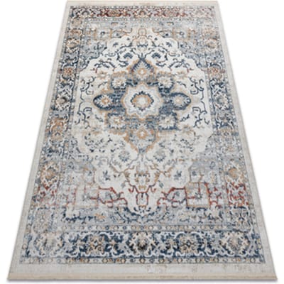 Kleden Rugsx DISTIN 0834A marineblauw / blauw / geel 80x150 cm