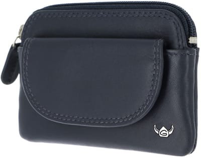 Golden Head Leren sleutelgeval Polo RV-Schlüsseletui 5043 Marineblau donkerblauw