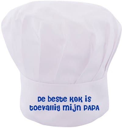 Benza Koksmuts voor kinderen - De beste kok is toevallig mijn PAPA