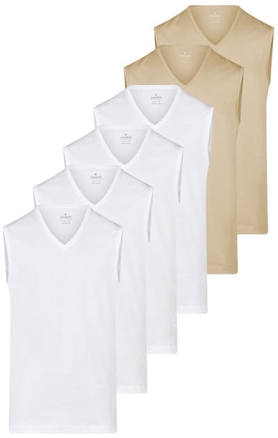 RAGMAN Heren onderhemd 6 pack Basic