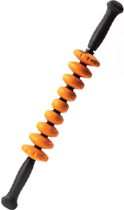 TriggerPoint STK Contour - Massage Roller - Fasciarol - 50 cm - Draagbare Massageroller met Handvat - Contour Flexibel - Oranje