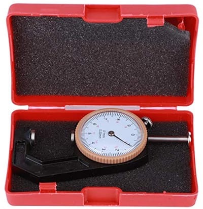 Dailygoods- Dikte Meter 0-20 mm - Nauwkeurig Meetinstrument - Platte/Puntige Kop - Hoogwaardige Aluminiumlegering - Duurzaam en Slijtvast