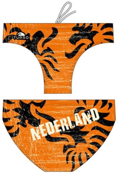 Turbo Nederland Italy 2014 Zwemslip Oranje,Zwart 3XL Man