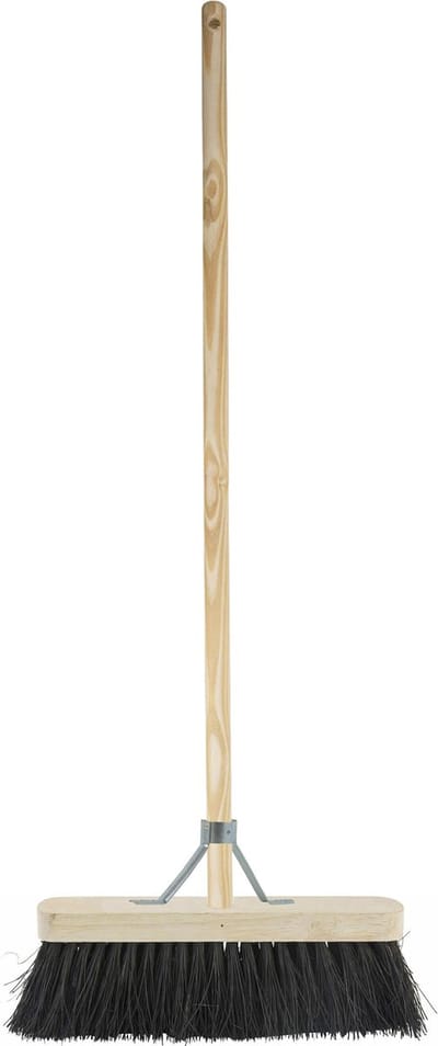 Betra Buitenbezem - FSC hout - natuurvezel - hard - 30 x 150 cm
