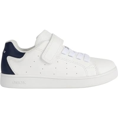GEOX ECLYPER TIENERS Sneakers - WIT/NAVY BLAUW - Maat 28
