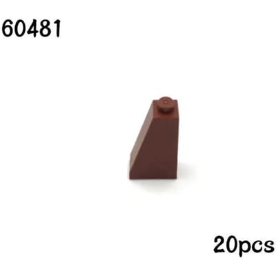 MOC Werkt Voor Kinderen Cadeaus met 4460 6048 DOE-HET-ZELF Bouwstenen Helling 75° 65° Dikke Figuurstenen Educatief Creatief Speelgoed