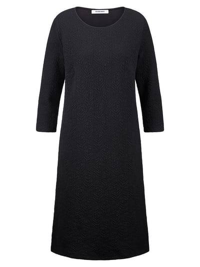 Jersey jurk Van Peter Hahn zwart