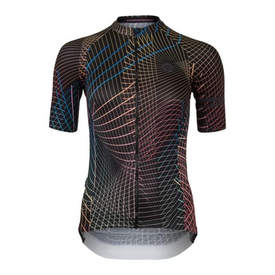 AGU Nocturnal Lines Fietsshirt Performance Dames - Black - XS