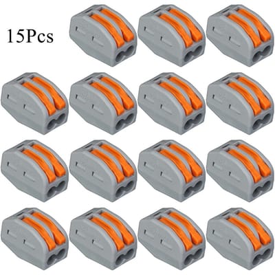15 stuks vlamvertragende kabelconnectordraad universele connectoren snelle terminals 2