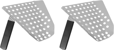 Diepe Frituurlepel Set van RVS met Gaten, Perfect voor Friet, Popcorn en Snacks