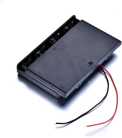 1 Stks Enclosed AA/AAA Batterij Houder Case 5 Maten met Cover ON/OFF Schakelaar Plastic Batterij opbergdoos met Schakelaar Draden (6 Solts)