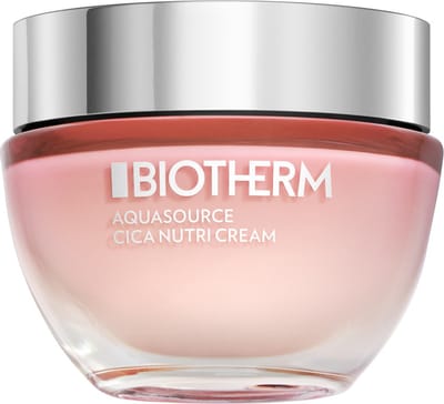 Biotherm Aquasource Cica Nutri Cream – Hydraterende Gezichtscrème Voor Vrouwen - Voor Droge en Gevoelige Huid - Ceramiden - 50ml