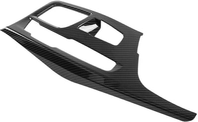 Allecto - Gear Shift Panel Cover - Carbon Fiber Style - Bescherming - Zwart - Interieur Accessoire - Geschikt voor 5 Series G30 2017-2018