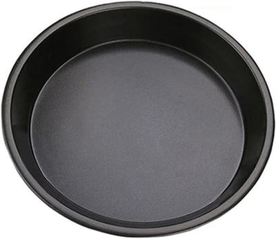 Pizzabakpan Rond - Bakplaat - Pizza Bakken - Antiaanbaklaag - 10 inch - Zwart