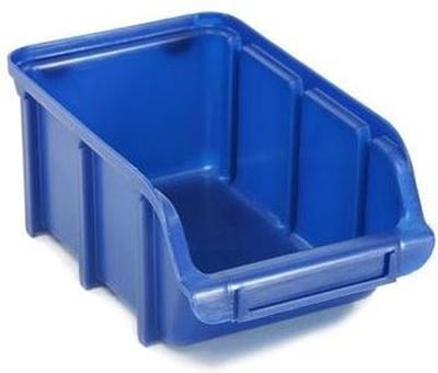raaco 106900 Zichtbak Stapelbaar (b x h x d) 103.0 x 74.0 x 165.0 mm Blauw 1 stuk(s)