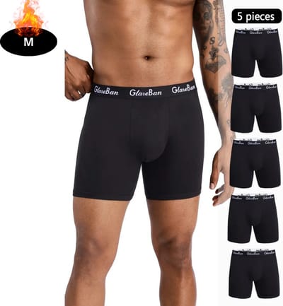Nivard Onderbroeken Heren - Boxershort - Ondergoed - Boxer - Underwear - Mannen - 5 Pack - Zwart - M