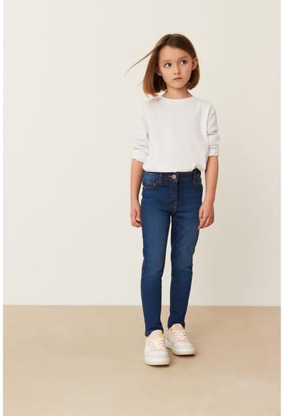 Next - Meisjes - Stretch jeggings met standaard lengte - Blauw