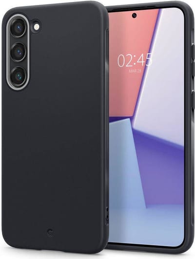 Spigen Cyrill Color Brick Hoesje Geschikt voor Samsung Galaxy S23 Plus Zwart