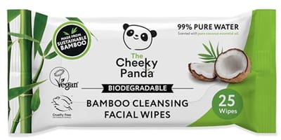 Duurzame Bamboe Make-up Remover Doekjes met Kokosgeur | 25 Stuks | 99% Gezuiverd Water