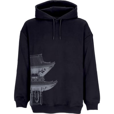 Bench Tokyo Over Hoodie Herenhoodie Zwart