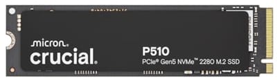 1TB PCIe 5.0 NVMe M.2 Interne SSD met hoge leessnelheid tot 11.000 MB/s
