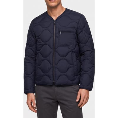 Calvin Klein Long Sleeve Featherweight Nylon Jacket Dark Sapphire Taglia: S | Giacche leggere Outlet | Uomo | Blu