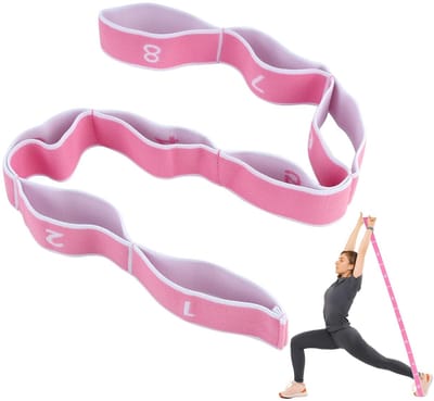 Dailygoods- Yogaband Professionele Stretchband - Weerstandsbanden - Fitness Elastiek - Elastische Pilates - Duurzaam Katoen-Polyester - Verbeter Beweeglijkheid - Weerstandsband