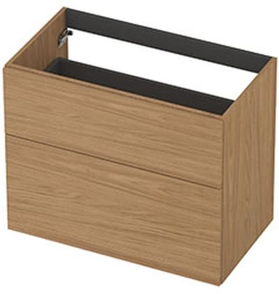 INK - Onderkast 2L A-sym Decor Tbv Grepen - 800x450x650 Mm - Blank Eiken