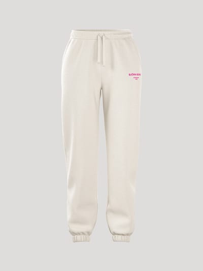 Björn Borg Essential 1 Joggingbroek Dames Lange Sportbroek Dames - Tofu Gebroken Wit - Maat M