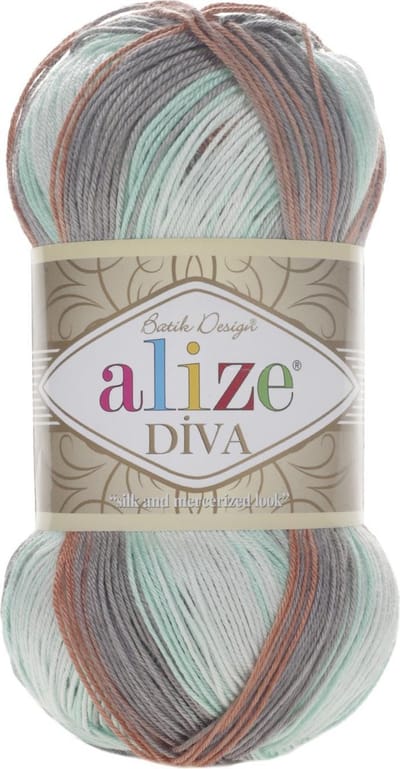 Alize Diva Batik 5550 Pakket 5 bollen