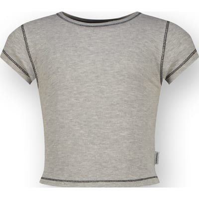 T-shirt Basic-Crop Rib Tee