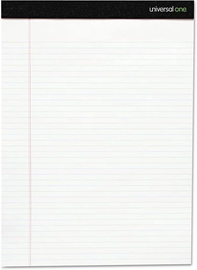 Schrijfblokken Wit - Notitieblokken Papier - Zakelijk Gebruik - Geperforeerde Vel - A4 - Wit