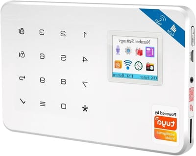Draadloos Alarmsysteem - Home Security Inbraakalarm - Huis Beveiligen - APP Controle LCD - 50 Gram - Wit
