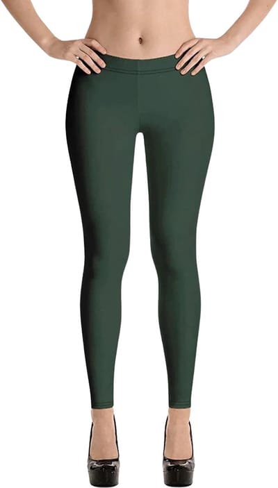 Premium kwaliteit Dames Thermo Fleece Legging - Groen - Maat S/M