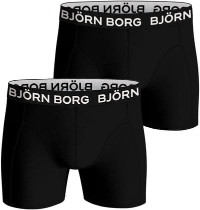 Björn Borg Bamboo Cotton Blend boxers - heren boxers normale lengte (2-pack) - multicolor