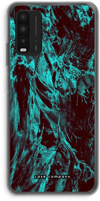 Case Company® - Hoesje geschikt voor Xiaomi Redmi 9T hoesje - Ice Age - Soft Cover Telefoonhoesje - Bescherming aan alle Kanten en Schermrand