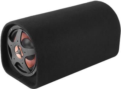 Allecto - Auto Subwoofer - 600W Bass Speaker - Hoogwaardige Geluidskwaliteit - Compact formaat - Inclusief Audio Kabel - Ideaal voor Auto's - Zwart...