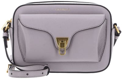 COCCINELLE Leren schoudertas Beat Soft Camera Bag Oyster mauve