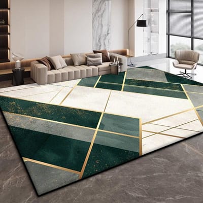 Modern Geometrisch Design Woonkamer Tapijt Eenvoudige Decoratie Slaapkamer Antislip Grote Kleden Kantoor Salontafels Zachte Mat Wasbaar 200*230cm