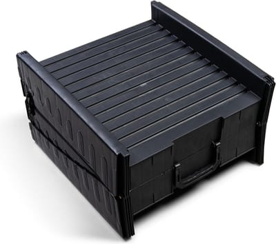 Hondenloopplank plooibaar ABS grijs 152x40cm