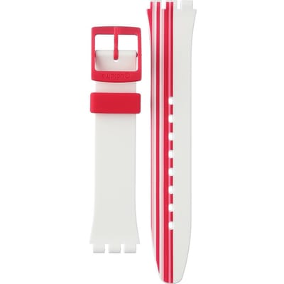 Swatch Plastic - Originals Medium (34mm) /Access/Solar/Musicall/Stop - G/SK/SL/SR/SS/SO28 AGW214 GW214 Beatpink Horlogeband