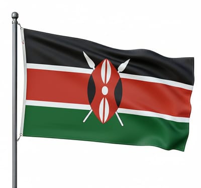Trasal - vlag Kenia / Kenya - keniaanse vlag 150x90cm