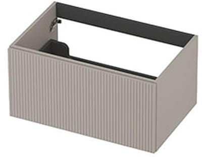 INK - Onderkast 1L Gelakt Gefreesd Tbv Greep - 700x450x350 Mm - Kasjmier Grijs