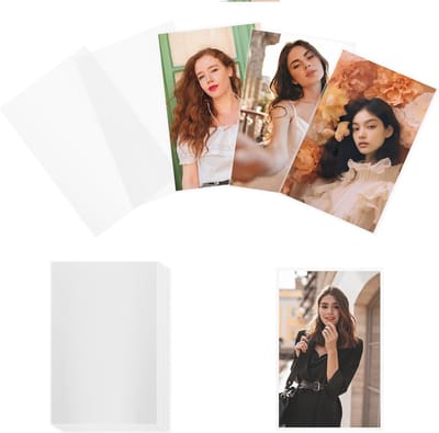 100x Doorzichtige Sleeves voor Fotokaarten en Ruilkaarten - 56x89mm, 200 Micron Dik