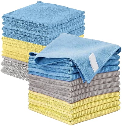 Dailygoods- Reinigingsdoeken 30 stuks 300GSM - Microvezeldoeken - Pluisvrij - Multifunctioneel - Zacht - 40x40 cm - Schoonmaakdoeken