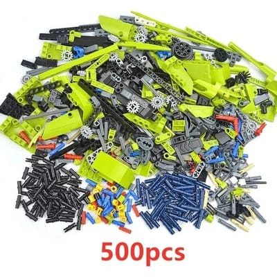 Grote Hoeveelheid Technische Onderdelen Pin Hefarm Blokken Studless Balk As Stekker Connector Paneel Tandwiel 9686 Bouwstenen Compatibel Leduo Speelgoed
