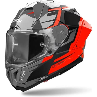 Airoh GP 800 Master Carbon Zwart Grijs Oranje Integraalhelm - Helm
