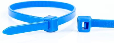 Kabelbinders - 140 x 3,6mm - Trekkracht tot 18,2kg - 100 stuks - Blauw